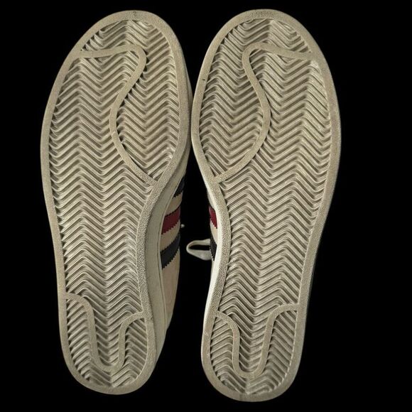 Adidas Campus White Red Black Gold Men’s Size 7.5 - Picture 5 of 7